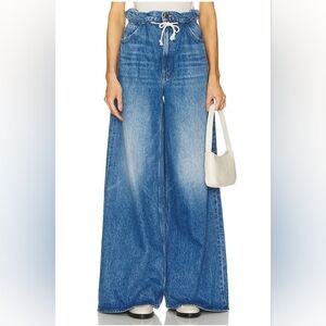 NWT Mother Denim SNACKS The Doggie Bag Heel Jeans in Dine N' Dash